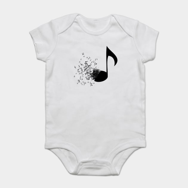 Lost into the Music Baby Bodysuit by lldesigns